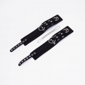 Черные кожаные оковы Sex - Crazy Handmade - купить с доставкой в Димитровграде