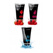 Набор из 3 лубрикантов JUJU (увлажняющий, клубника, малина) - JuJu - купить с доставкой в Димитровграде