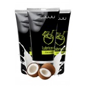Набор из 3 съедобных лубрикантов JUJU со вкусом кокоса - JuJu - купить с доставкой в Димитровграде