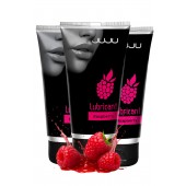 Набор из 3 съедобных лубрикантов JUJU со вкусом малины - JuJu - купить с доставкой в Димитровграде