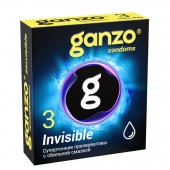 Супертонкие презервативы Ganzo Invisible - 3 шт. - Ganzo - купить с доставкой в Димитровграде