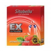 Стимулирующая насадка Sitabella Extender  Клубника - Sitabella - купить с доставкой в Димитровграде