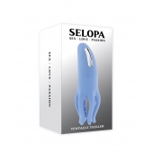 Голубой вибромассажёр Tentacle Tickler - Selopa