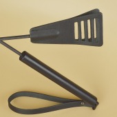 Черный кожаный стек «Сириус» - 60 см. - Sitabella - купить с доставкой в Димитровграде