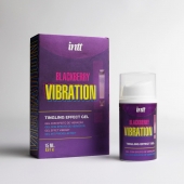 Стимулирующий гель с эффектом вибрации Blackberry Vibration - 15 мл. - INTT - купить с доставкой в Димитровграде