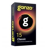 Классические презервативы с обильной смазкой Ganzo Classic - 15 шт. - Ganzo - купить с доставкой в Димитровграде