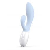 Нежно-голубой вибратор-кролик Lelo Ina 3 - 20 см. - Lelo