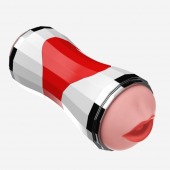 Двусторонний мастурбатор в колбе Power Grip Cup - вагина и ротик - Boys of Toys - в Димитровграде купить с доставкой