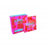 Презервативы с разогревающим эффектом Expert Hot Love - 3 шт. - Expert - купить с доставкой в Димитровграде
