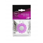 Лиловое эрекционное кольцо с 2 рядами стимулирующих шариков - Erowoman-Eroman - в Димитровграде купить с доставкой