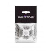 Эластичное эрекционное кольцо с черными «ресничками» - Sextaz - в Димитровграде купить с доставкой