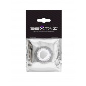 Эластичное эрекционное кольцо с длинными черными «ресничками» - Sextaz - в Димитровграде купить с доставкой