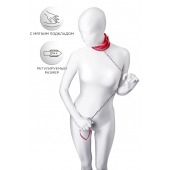 Красный ошейник с подкладкой из меха - ToyFa - купить с доставкой в Димитровграде