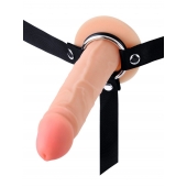 Мужской полый страпон на регулируемых ремнях - 18,5 см. - Sex Expert - купить с доставкой в Димитровграде