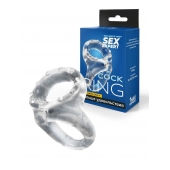 Прозрачное двойное эрекционное кольцо - Sex Expert - в Димитровграде купить с доставкой
