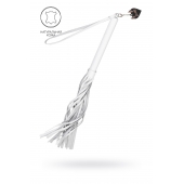 Белая кожаная плеть - 50 см. - Pecado - купить с доставкой в Димитровграде