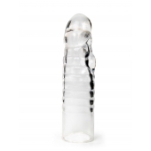Прозрачная закрытая насадка на член - 15 см. - Sex Expert - в Димитровграде купить с доставкой