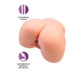 Телесный мастурбатор в форме попки с 2 любовными входами - No Name - в Димитровграде купить с доставкой