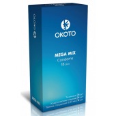 Презервативы OKOTO Mega Mix - 18 шт. - Sitabella - купить с доставкой в Димитровграде