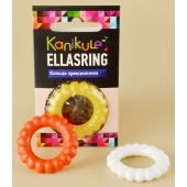 Цветное рельефное эрекционное кольцо Ellasring - Sitabella - в Димитровграде купить с доставкой