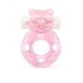 Розовое эрекционное виброкольцо в форме мишки - 1137 - в Димитровграде купить с доставкой