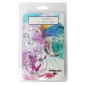 Набор из 3 эрекционных прозрачных колец - Boys of Toys - в Димитровграде купить с доставкой