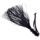 Черная силиконовая плетка - 25,4 см. - Boys of Toys - купить с доставкой в Димитровграде