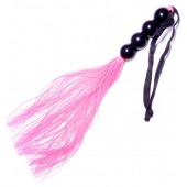 Розовая силиконовая плеть - 35,5 см. - Boys of Toys - купить с доставкой в Димитровграде