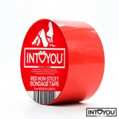 Красный скотч для фиксации Non-Sticky Bondage Tape - 15 м. - Intoyou - купить с доставкой в Димитровграде