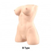 Телесный мастурбатор-торс Jessica B - Naked Factory - в Димитровграде купить с доставкой