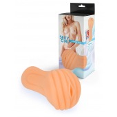 Эластичный мастурбатор в виде вагины телесного цвета - Sexy Girl - в Димитровграде купить с доставкой