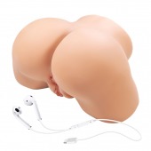 Телесный мастурбатор Olivia с 2 любовными отверстиями - Baile - в Димитровграде купить с доставкой