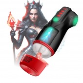 Интерактивный мастурбатор Raven с вакуумом, вибрацией и подсветкой - Shots Media BV - в Димитровграде купить с доставкой