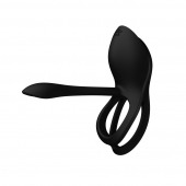 Черное эрекционное виброкольцо Bayek с пультом ДУ - Zalo - в Димитровграде купить с доставкой