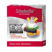Стимулирующая насадка Sitabella Extender  Красный молодец - Sitabella - купить с доставкой в Димитровграде