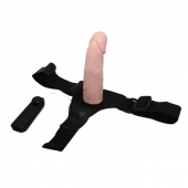 Реалистичный страпон-фаллоимитатор на трусиках Ultra Passionate Harness - 15 см. - Baile - купить с доставкой в Димитровграде