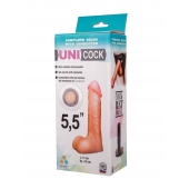 Фаллическая насадка Харнесс UNICOCK 5,5  - 17 см. - LOVETOY (А-Полимер) - купить с доставкой в Димитровграде