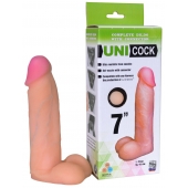 Фаллическая насадка Харнесс UNICOCK 7  - 19 см. - LOVETOY (А-Полимер) - купить с доставкой в Димитровграде