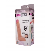 Фаллическая насадка Харнесс UNICOCK 9  - 24 см. - LOVETOY (А-Полимер) - купить с доставкой в Димитровграде