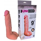Фаллическая насадка Харнесс UNICOCK 9  - 24 см. - LOVETOY (А-Полимер) - купить с доставкой в Димитровграде