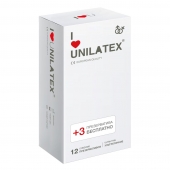 Ультратонкие презервативы Unilatex Ultra Thin - 12 шт. + 3 шт. в подарок - Unilatex - купить с доставкой в Димитровграде