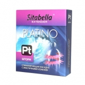 Стимулирующая насадка со спиралью из усиков Platino  Шторм - Sitabella - купить с доставкой в Димитровграде