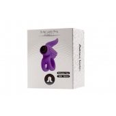 Эрекционное кольцо с подхватом мошонки и стимуляцией клитора Bullet Lastic Ring - Adrien Lastic - в Димитровграде купить с доставкой