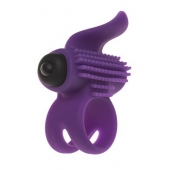 Эрекционное кольцо с подхватом мошонки и стимуляцией клитора Bullet Lastic Ring - Adrien Lastic - в Димитровграде купить с доставкой