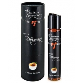 Массажное масло с ароматом крем брюле Huile de Massage Gourmande Creme Brulée - 59 мл. - Plaisir Secret - купить с доставкой в Димитровграде