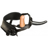 Женский страпон с вагинальной пробкой Woman Strap - 12 см. - LOVETOY (А-Полимер) - купить с доставкой в Димитровграде