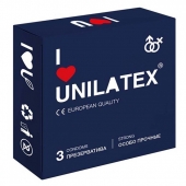 Ультрапрочные презервативы Unilatex Extra Strong - 3 шт. - Unilatex - купить с доставкой в Димитровграде