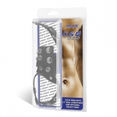 Утяжка на пенис и мошонку Cock Ring With 1.5  Ball Stretcher And Optional Weight Ring - BlueLine - купить с доставкой в Димитровграде