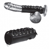 Сбруя на член на шнуровке 5  Cock Sheath - BlueLine - купить с доставкой в Димитровграде