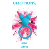 Голубое эрекционное виброколечко Emotions Minnie Breeze - Lola Games - в Димитровграде купить с доставкой